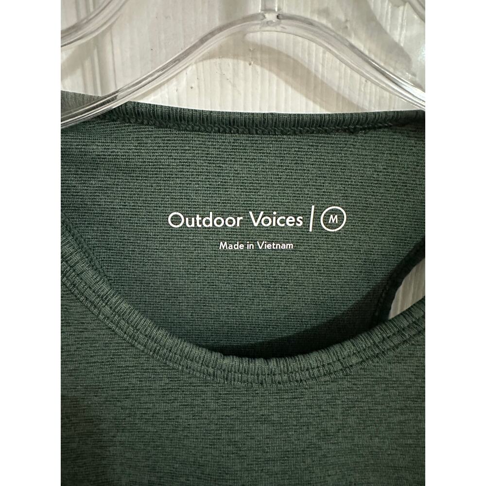 Outdoor Voices Athena Crop Top Hunter Green Medium - Picture 5 of 9